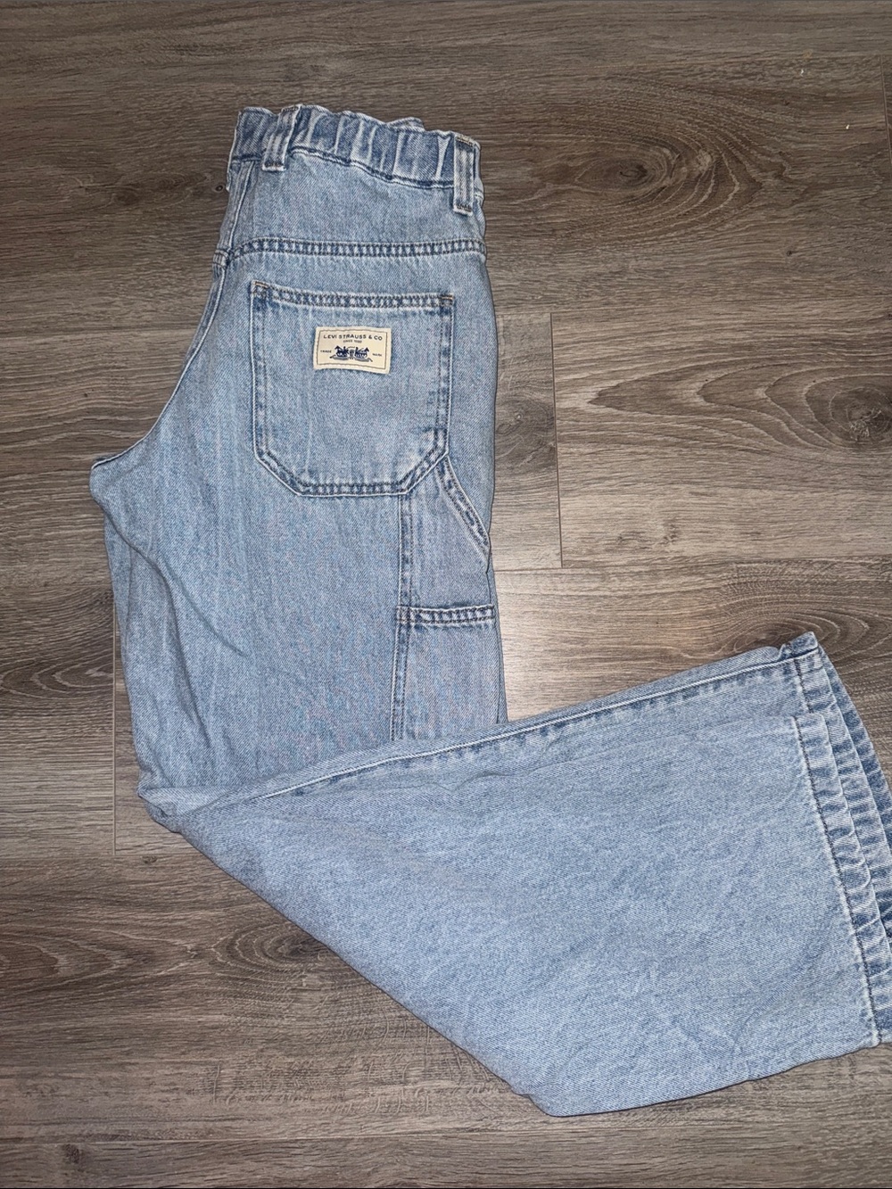 Levi's Light Blue Women's Flare Jeans - High Waist Wide Leg